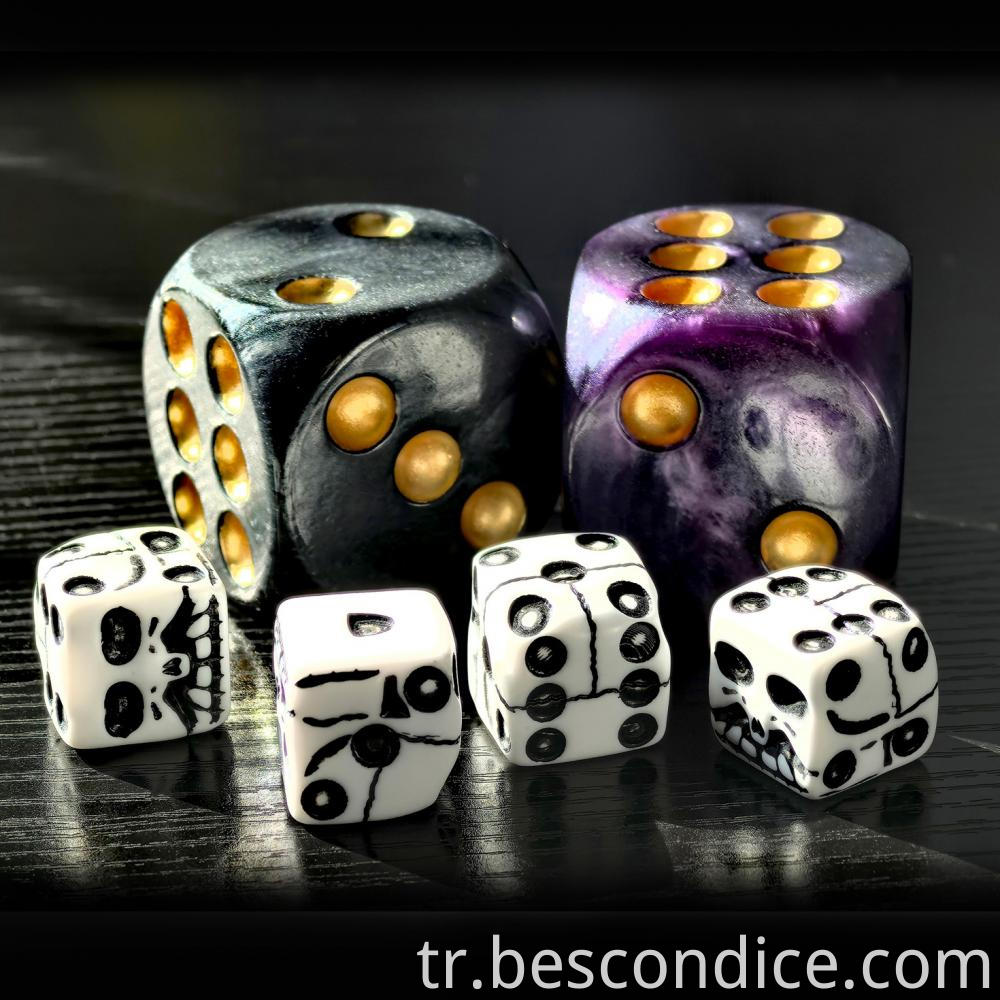 Gothic Skeleton Dice Game